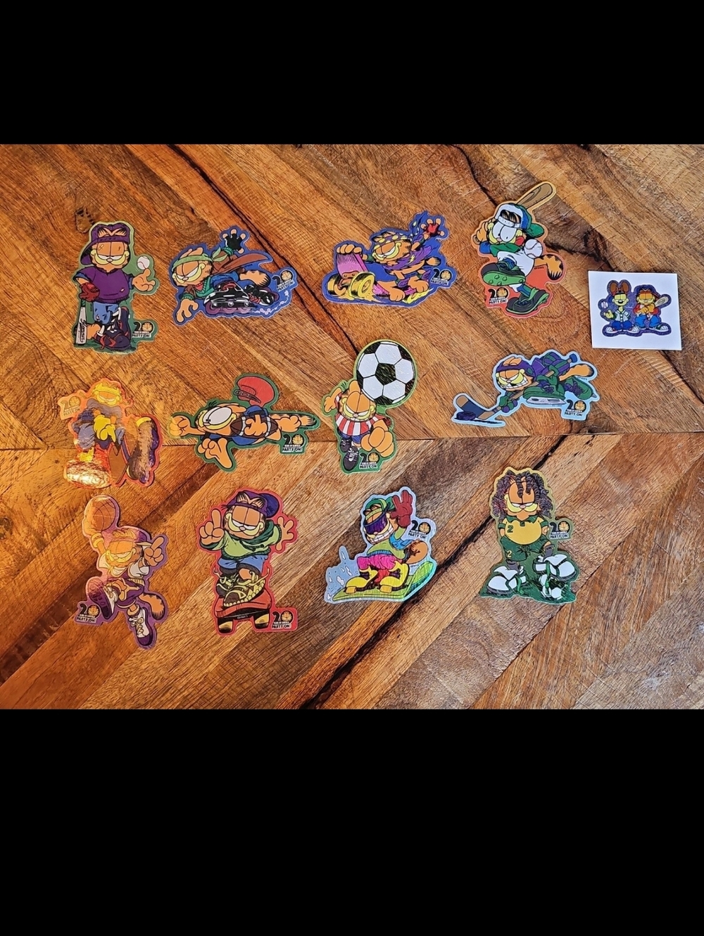 Garfield vending machine stickers Prism